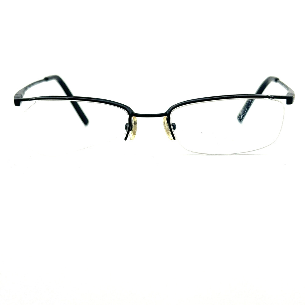 Ray-Ban Women's Eyeglasses RB 6101 2503 Black Half Rim Metal Frame 50[]18 H13088